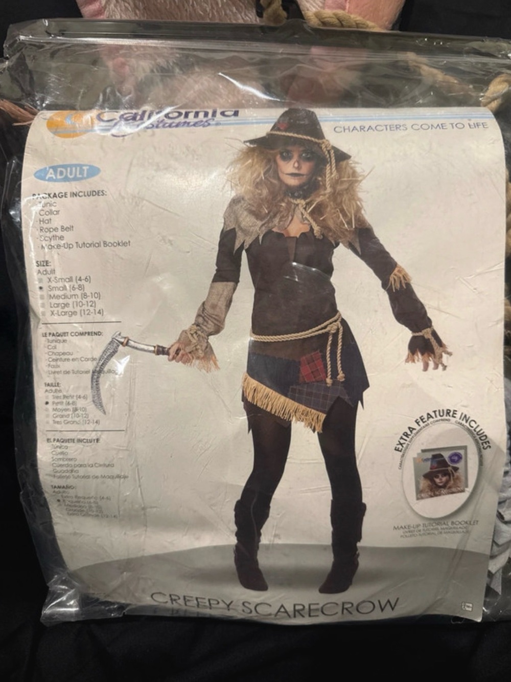 California Costumes Creepy Scarecrow Costume - Brown